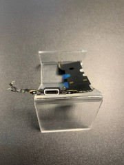 Нижний шлейф зарядки Iphone 8 original (AASP)снятый