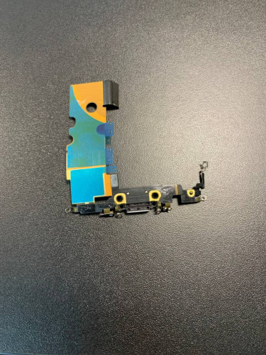 Нижний шлейф зарядки Iphone 8 original (AASP)снятый