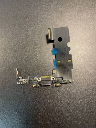 Нижний шлейф зарядки Iphone 8 original (AASP)снятый
