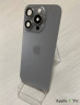 iPhone 15 Pro задняя крышка в сборе с окошками камеры (Natural Titanium) серая