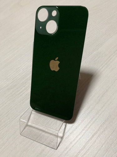 Заднее стекло (крышка) для IPhone 13 mini зеленое (GREEN)