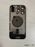 Задняя крышка iPhone 16 Pro в сборе с окошками камеры (Natural Titanium) серая
