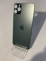 Заднее стекло (крышка) для IPhone 11 Pro Max зеленое (GREEN)