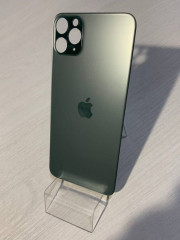 Заднее стекло (крышка) для IPhone 11 Pro Max зеленое (GREEN)