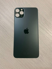 Заднее стекло (крышка) для IPhone 11 Pro Max зеленое (GREEN)