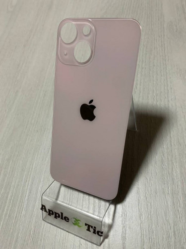 Заднее стекло (крышка) для IPhone 13 mini розовое (Pink)
