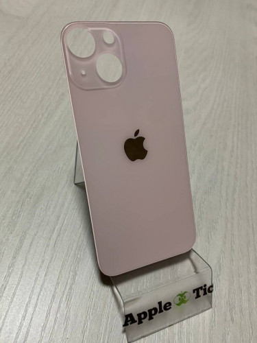 Заднее стекло (крышка) для IPhone 13 mini розовое (Pink)