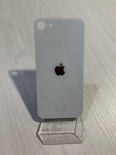 Заднее стекло (крышка) для IPhone SE 2020 белое (WHITE)