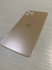 Заднее стекло (крышка) для IPhone 11 Pro Max золотое (gold)