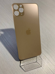 Заднее стекло (крышка) для IPhone 11 Pro Max золотое (gold)