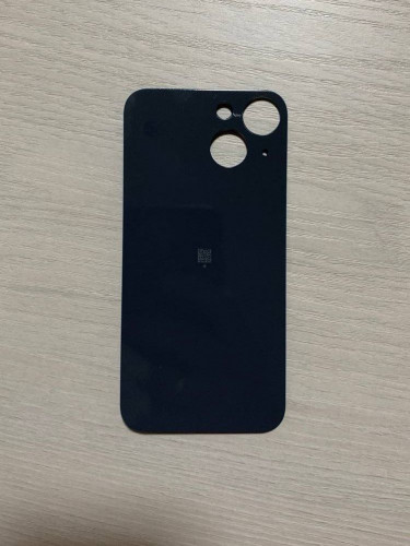 Заднее стекло (крышка) для IPhone 13 mini синее (BLUE)