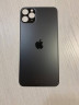 Заднее стекло (крышка) для IPhone 11 Pro Max черное (space gray)