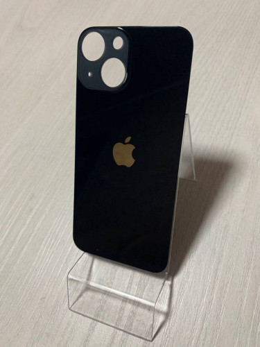 Заднее стекло (крышка) для IPhone 13 mini черное (MIDNIGHT)