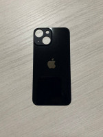 Заднее стекло (крышка) для IPhone 13 mini черное (MIDNIGHT)