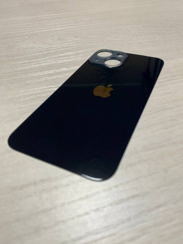 Заднее стекло (крышка) для IPhone 13 mini черное (MIDNIGHT)