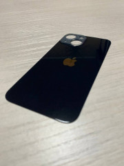 Заднее стекло (крышка) для IPhone 13 mini черное (MIDNIGHT)