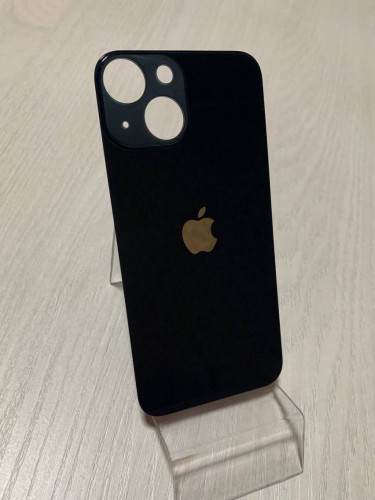 Заднее стекло (крышка) для IPhone 13 mini черное (MIDNIGHT)
