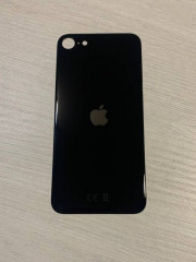 Заднее стекло (крышка) для IPhone SE 2020 черное (BLACK)
