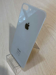 Заднее стекло (крышка) для IPhone 8 Plus белое (silver)