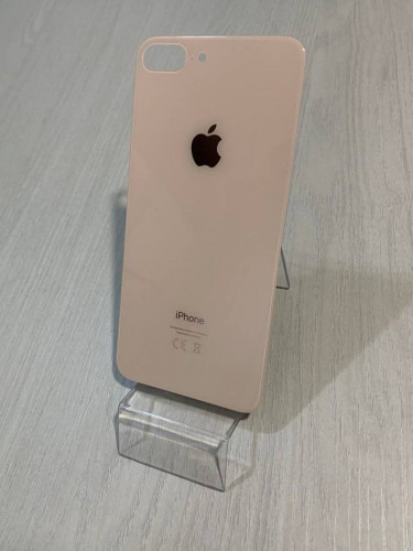 Заднее стекло (крышка) для IPhone 8 Plus золотое (gold)