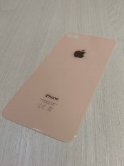 Заднее стекло (крышка) для IPhone 8 Plus золотое (gold)