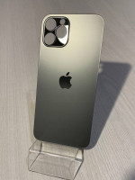 Заднее стекло (крышка) для IPhone 12 Pro графит (GRAPHITE)