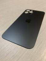 Заднее стекло (крышка) для IPhone 12 Pro графит (GRAPHITE)