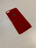 Заднее стекло (крышка) для IPhone 8 Plus красное (red)