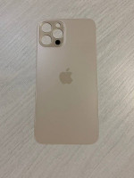Заднее стекло (крышка) для IPhone 12 Pro золотое (GOLD)