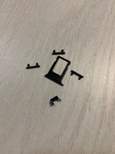 Корпус для IPhone SE 2020 черный (SPACE GRAY)