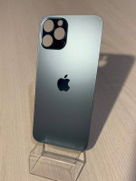 Заднее стекло (крышка) для IPhone 12 Pro синее (PACIFIC BLUE)