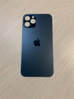 Заднее стекло (крышка) для IPhone 12 Pro синее (PACIFIC BLUE)