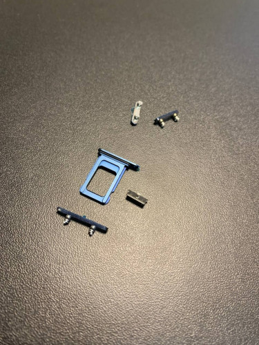 Корпус для IPhone 12 Pro голубой (PACIFIC BLUE)