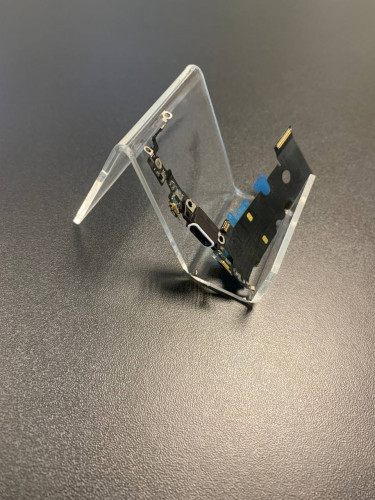 Нижний шлейф зарядки Iphone SE 2020 (AASP) снятый