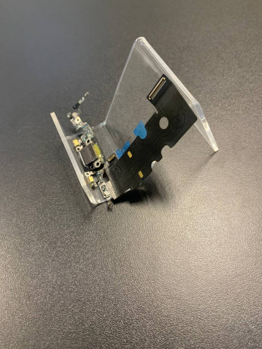 Нижний шлейф зарядки Iphone SE 2020 (AASP) снятый