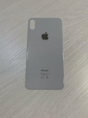 Заднее стекло (крышка) для IPhone XS Max белое (SILVER)