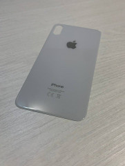 Заднее стекло (крышка) для IPhone XS Max белое (SILVER)