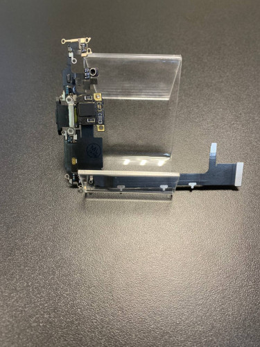 Нижний шлейф зарядки Iphone 11 Pro Max (AASP) снятый