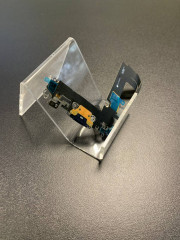 Нижний шлейф зарядки Iphone 13 mini (AASP) снятый