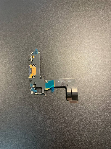 Нижний шлейф зарядки Iphone 13 mini (AASP) снятый