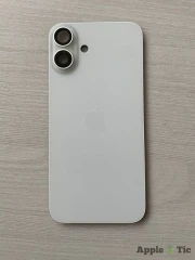 iPhone 16 Plus задняя крышка в сборе с окошками камеры (White ) белая