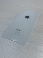 Заднее стекло (крышка) для IPhone X белое (SILVER)