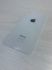 Заднее стекло (крышка) для IPhone X белое (SILVER)
