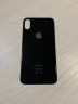 Заднее стекло (крышка) для IPhone X черное (SPACE GRAY)