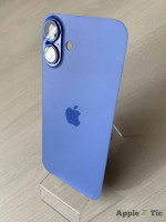 iPhone 16 Plus задняя крышка в сборе с окошками камеры (Blue) голубая