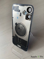 iPhone 16 Plus задняя крышка в сборе с окошками камеры (Blue) голубая