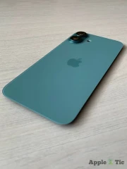 Задняя крышка iPhone 16 Plus в сборе с окошками камеры (Green) зеленая