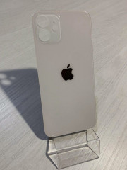 Заднее стекло (крышка) для IPhone 12 белое (WHITE)