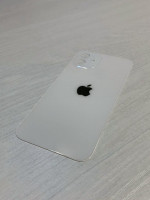 Заднее стекло (крышка) для IPhone 12 белое (WHITE)