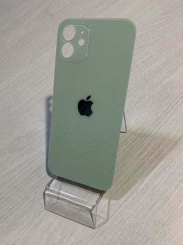 Заднее стекло (крышка) для IPhone 12 зеленое (GREEN)